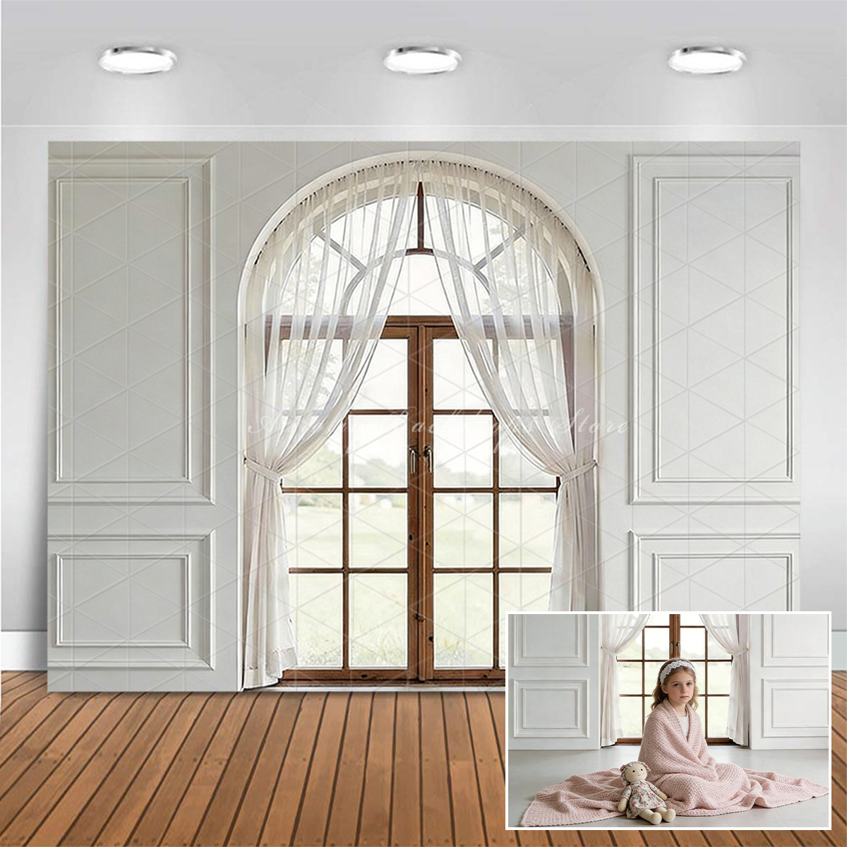 Photography Lighting White Background - Sheer Curtain Window Light Backdrop Cake
