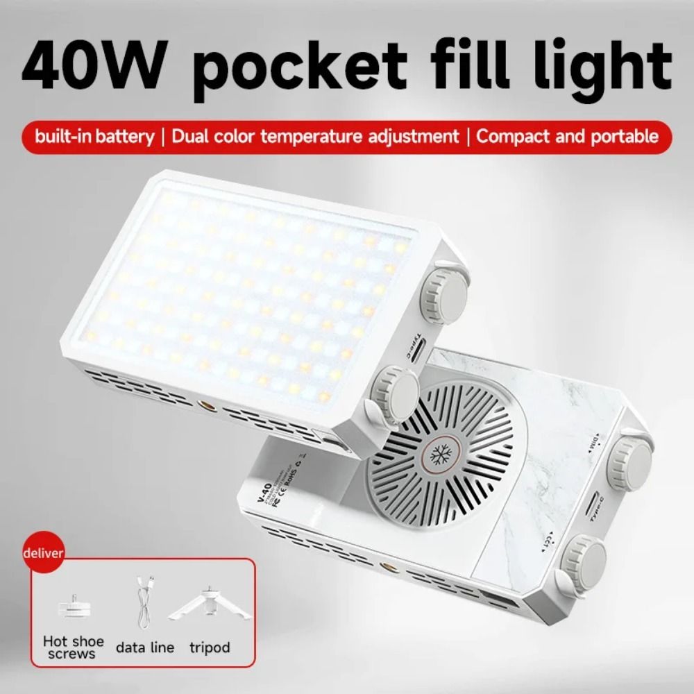 Photography Lighting Rgb - 40W RGB LED Camera Light 2800-9000K