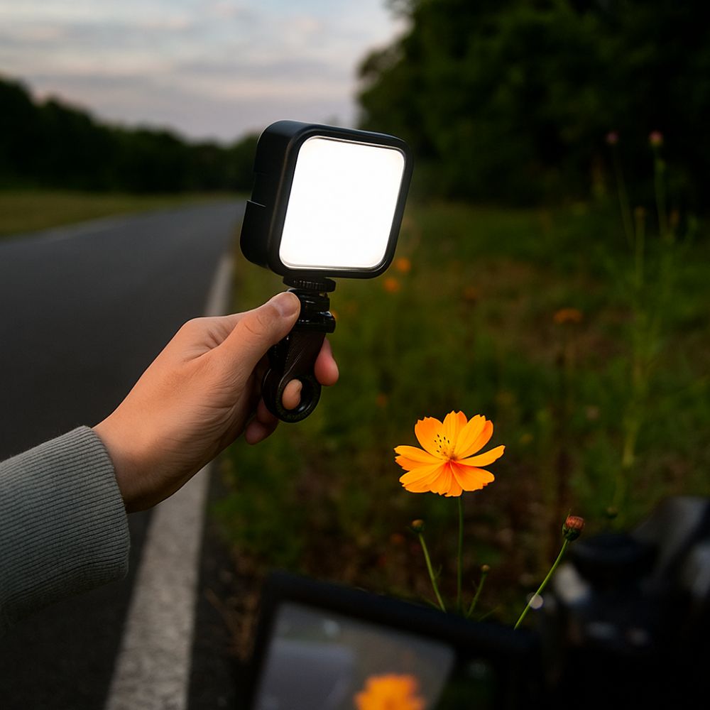Photography Lighting Handheld - Mini Portable Selfie Fill Light RGB