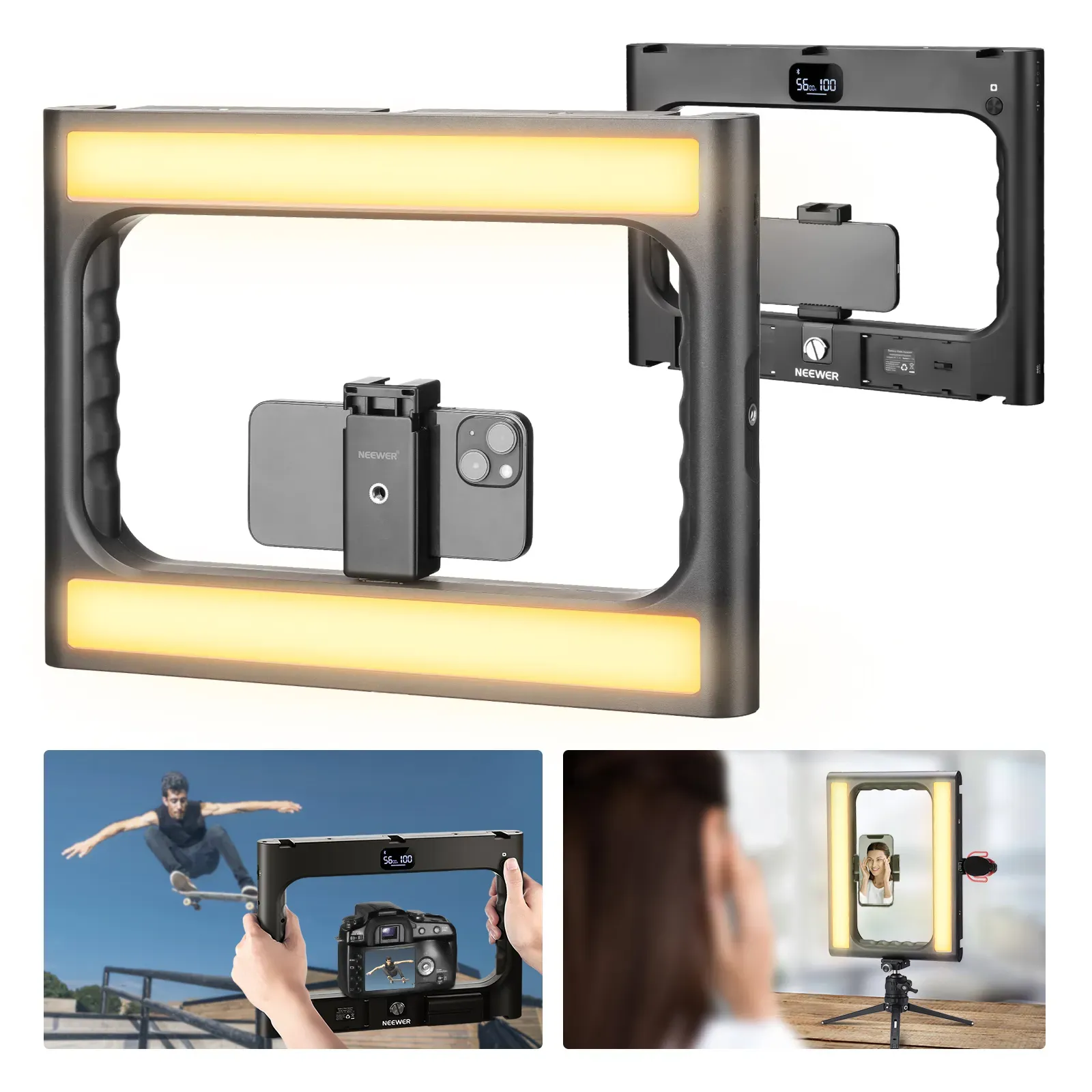 Photography Lighting Rig - NEEWER A111 II Smartphone Video Rig