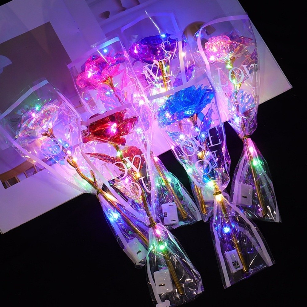 Glowing Gold Foil Rose Flower  - Photography Lighting Simulator Free review and price