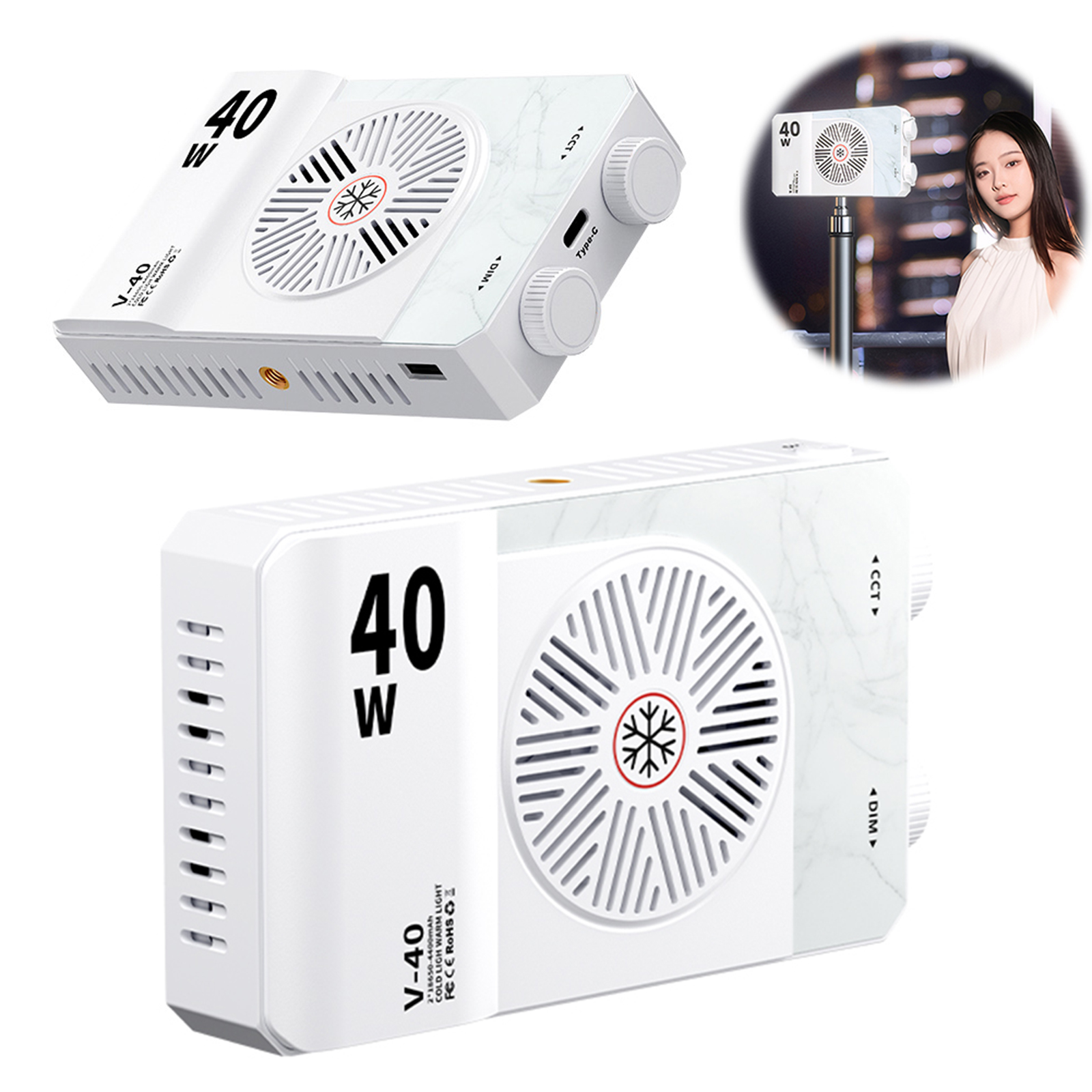 40W LED Camera Light 2800K-900 - Photography Lighting Handheld review and price