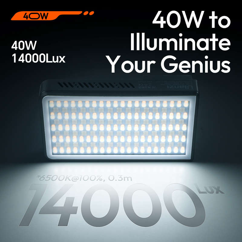 Ulanzi P40 Bi/ RGB 40W Portabl - Photography Lighting Rgb review and price