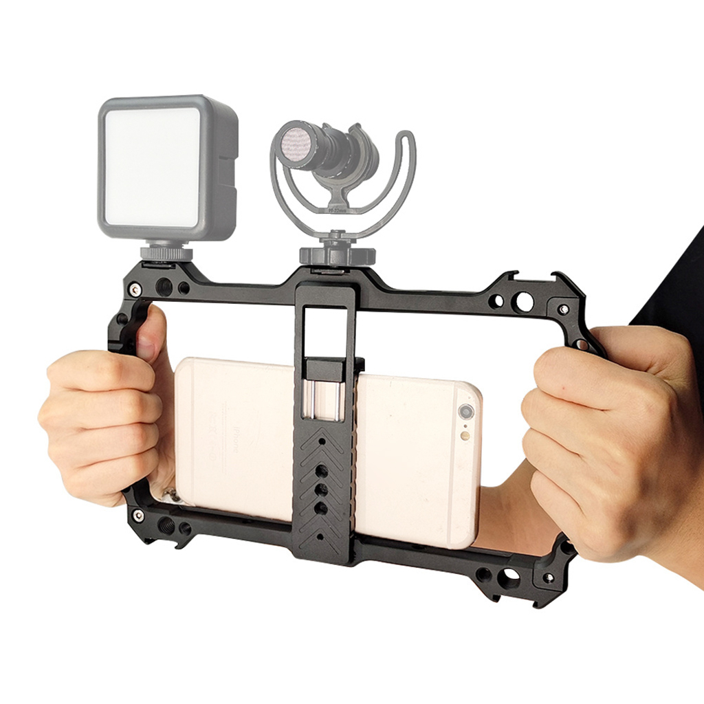 Universal Metal Phone Cage Rig - Photography Lighting Rig review and price