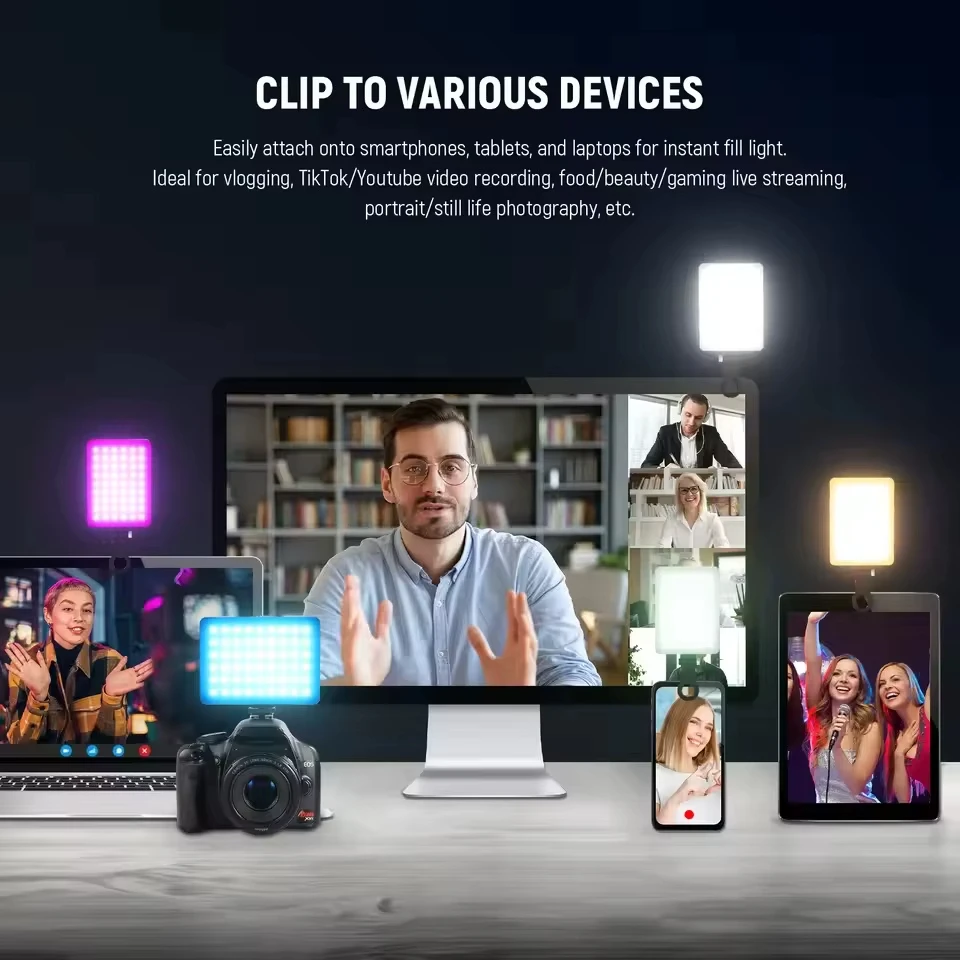 Mini RGB LED Fill Light Portab - Photography Lighting Handheld review and price