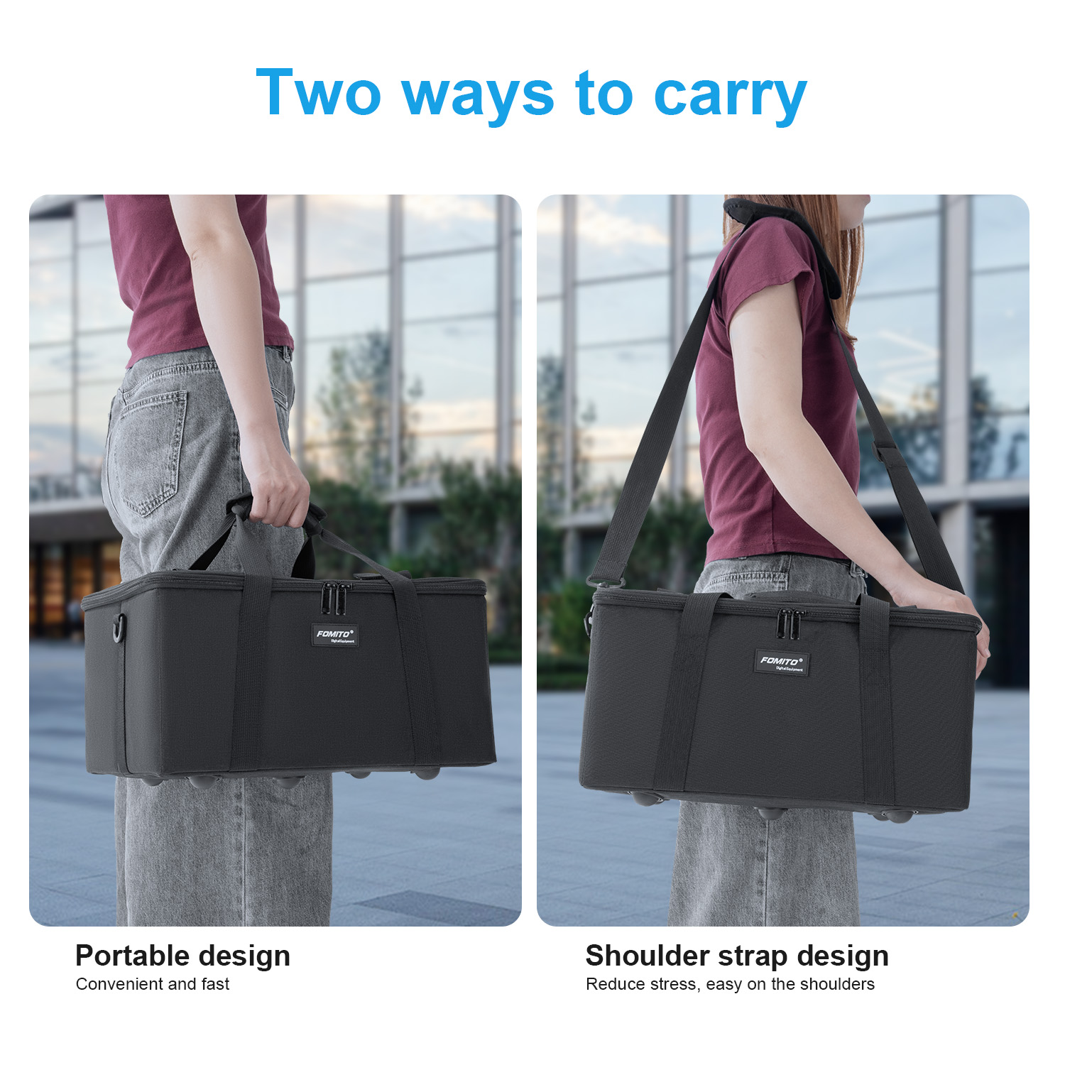 FOMITO Camera Bag Crossbody Sh - Photography Lighting Case review and price