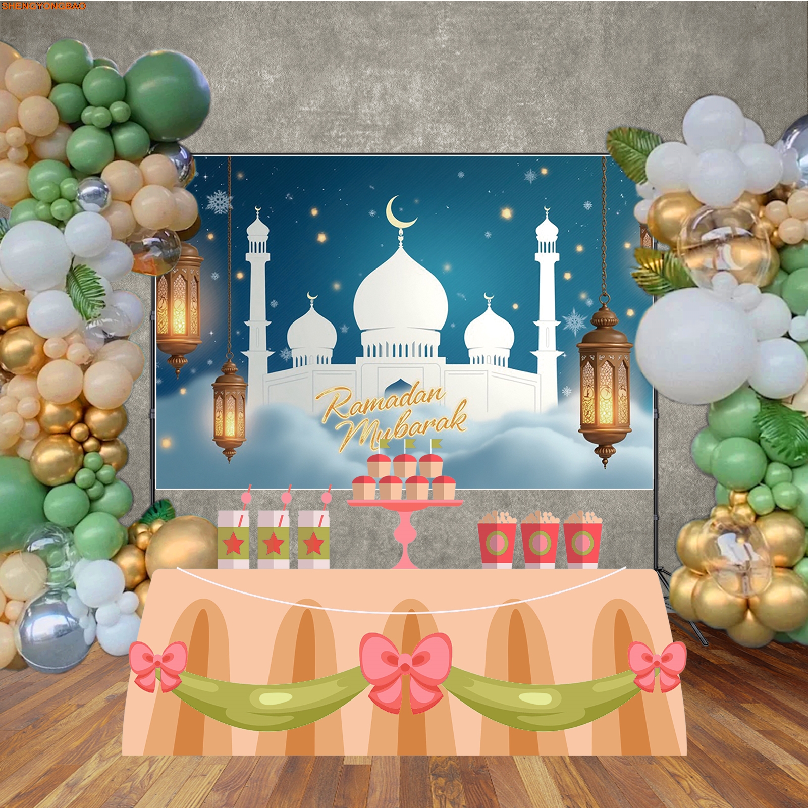 Eid Mubarak Banner Photography - Photography Lighting White Background review and price