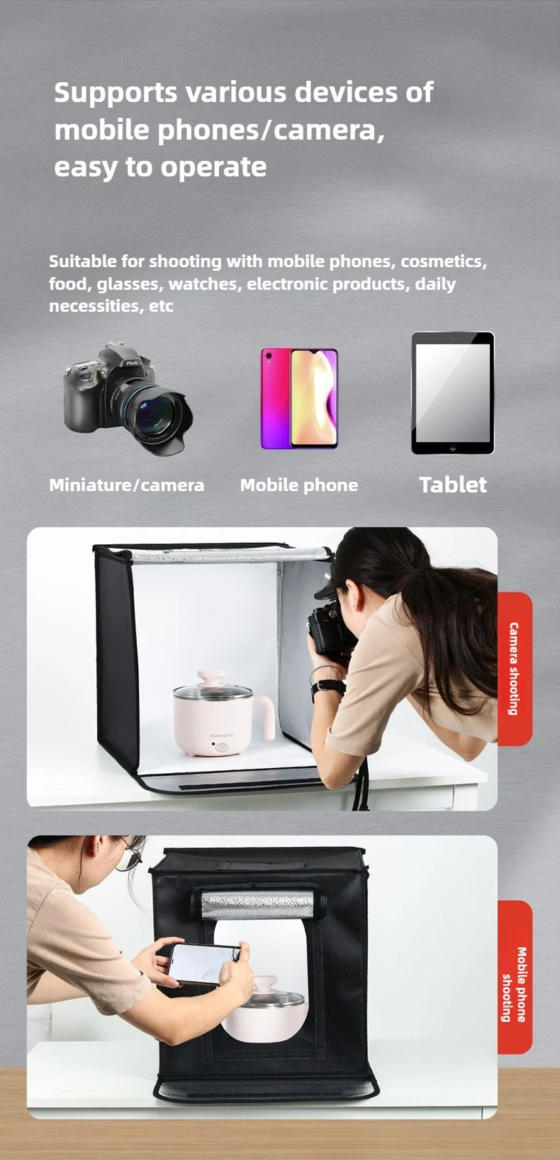 40cm Photography LED Studio Li - Photography Lighting Case review and price
