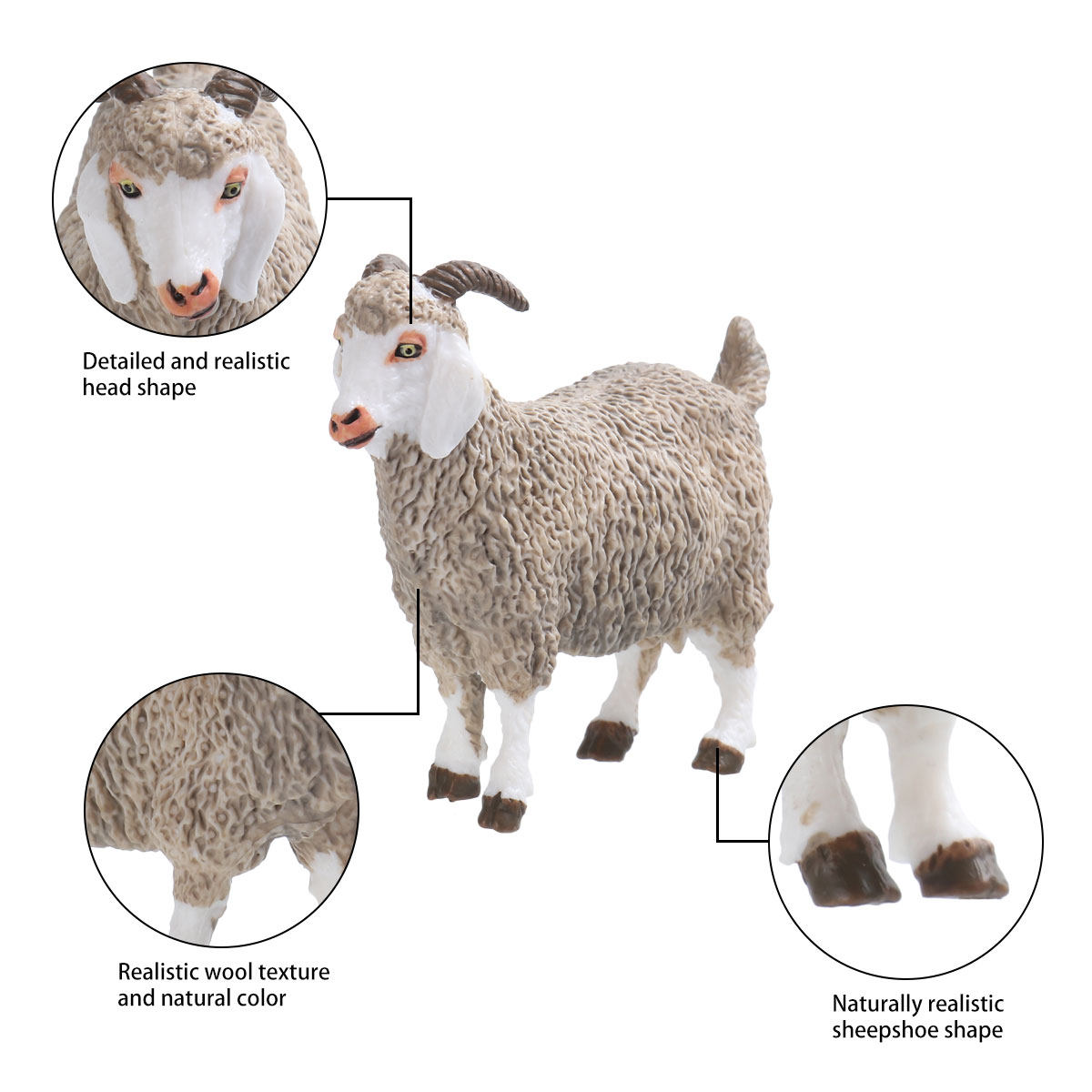 1Pcs Wild Animal Sheep Decorat - Photography Lighting Simulator Free review and price
