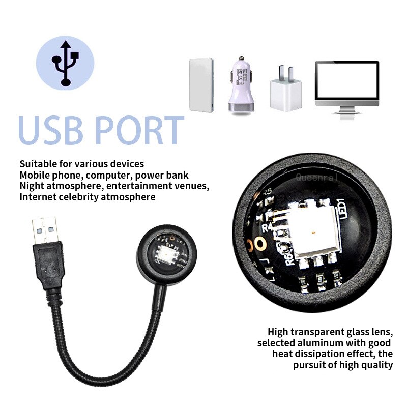 LED USB Sunset Lamp Projector  - Photography Lighting Handheld review and price