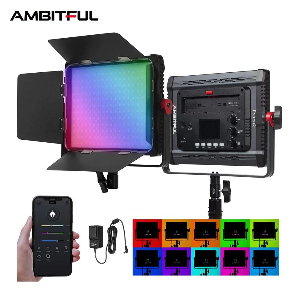 AMBITUFL P35R 30W RGB LED Vide - Photography Lighting Rgb review and price