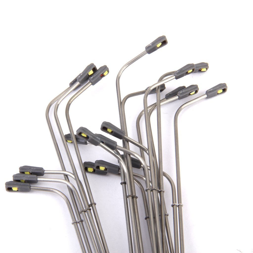 10Pcs Scaled 1:150 Street Ligh - Photography Lighting Simulator Free review and price