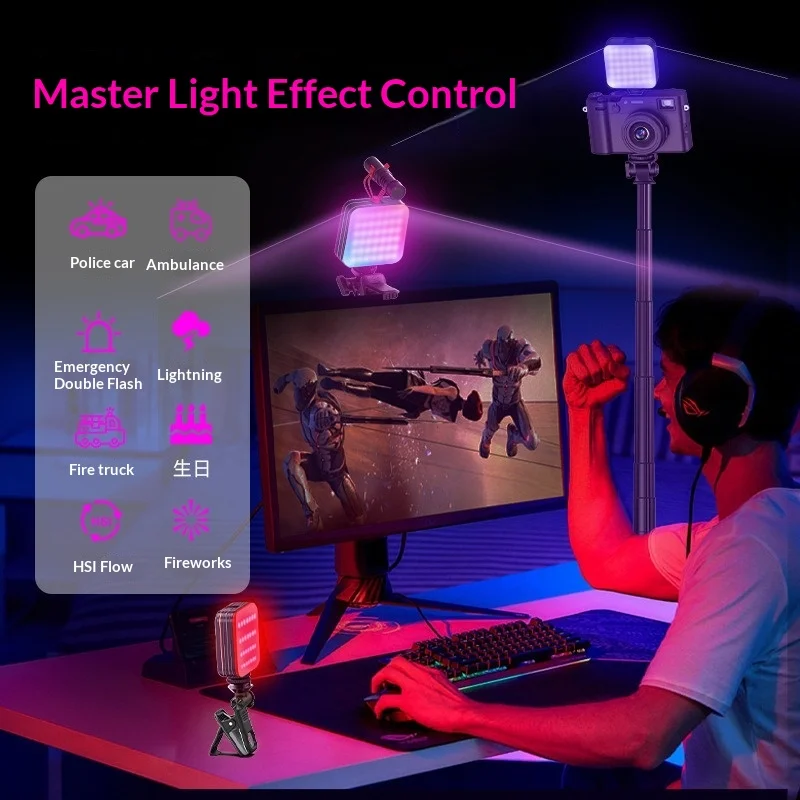Mobile live streaming fill lig - Photography Lighting Rgb review and price