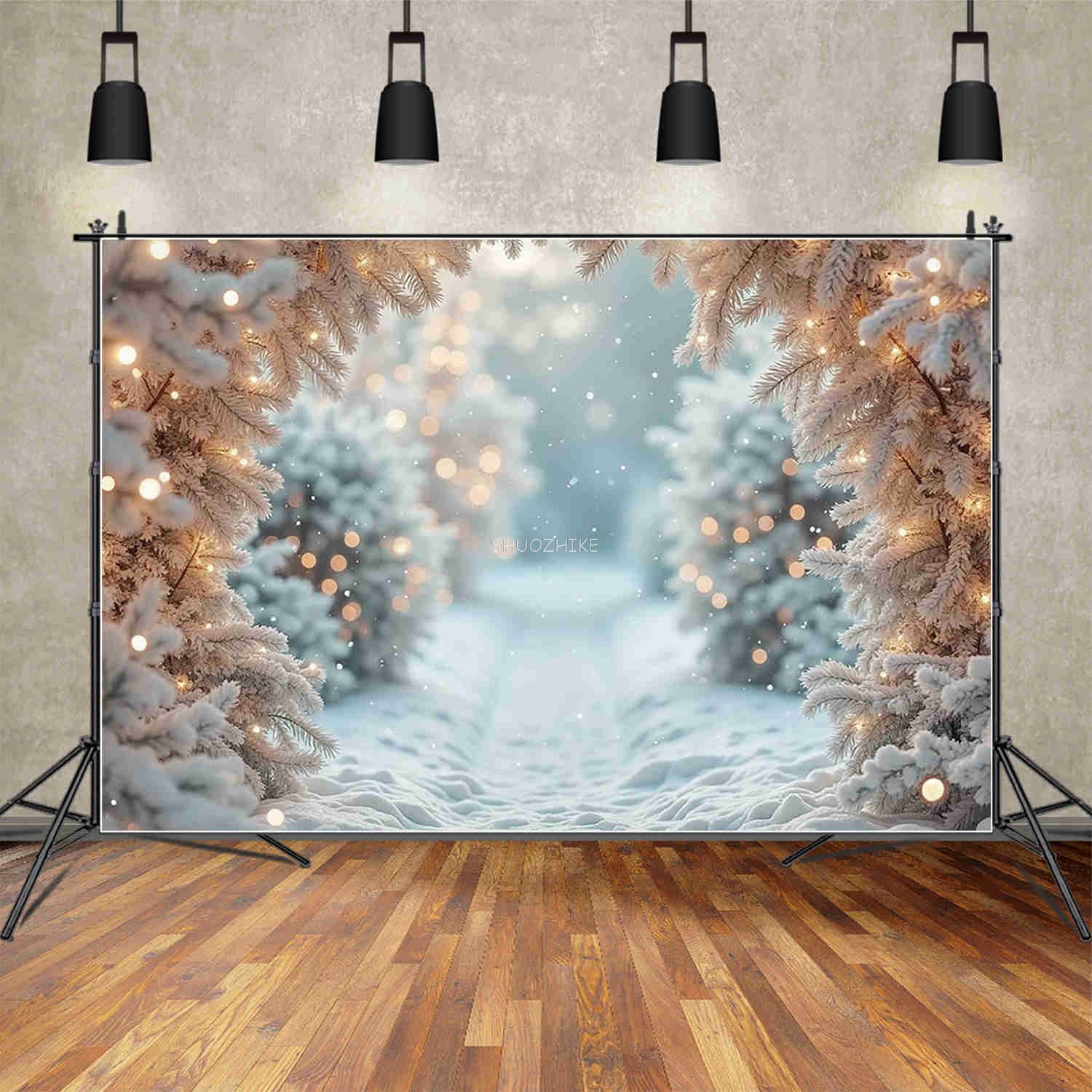 Snow Christmas White Lights Bo - Photography Lighting White Background review and price