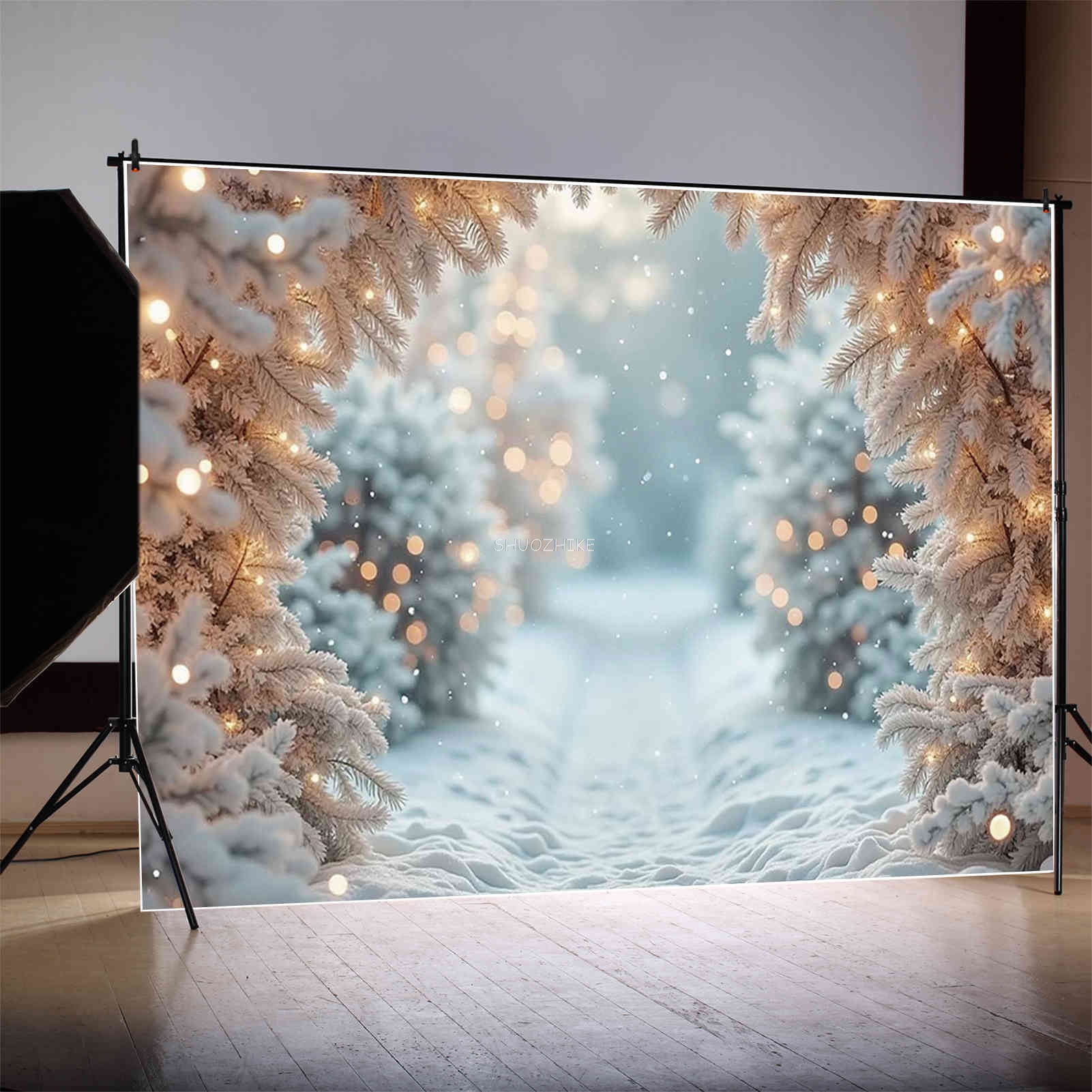 Snow Christmas White Lights Bo - Photography Lighting White Background review and price