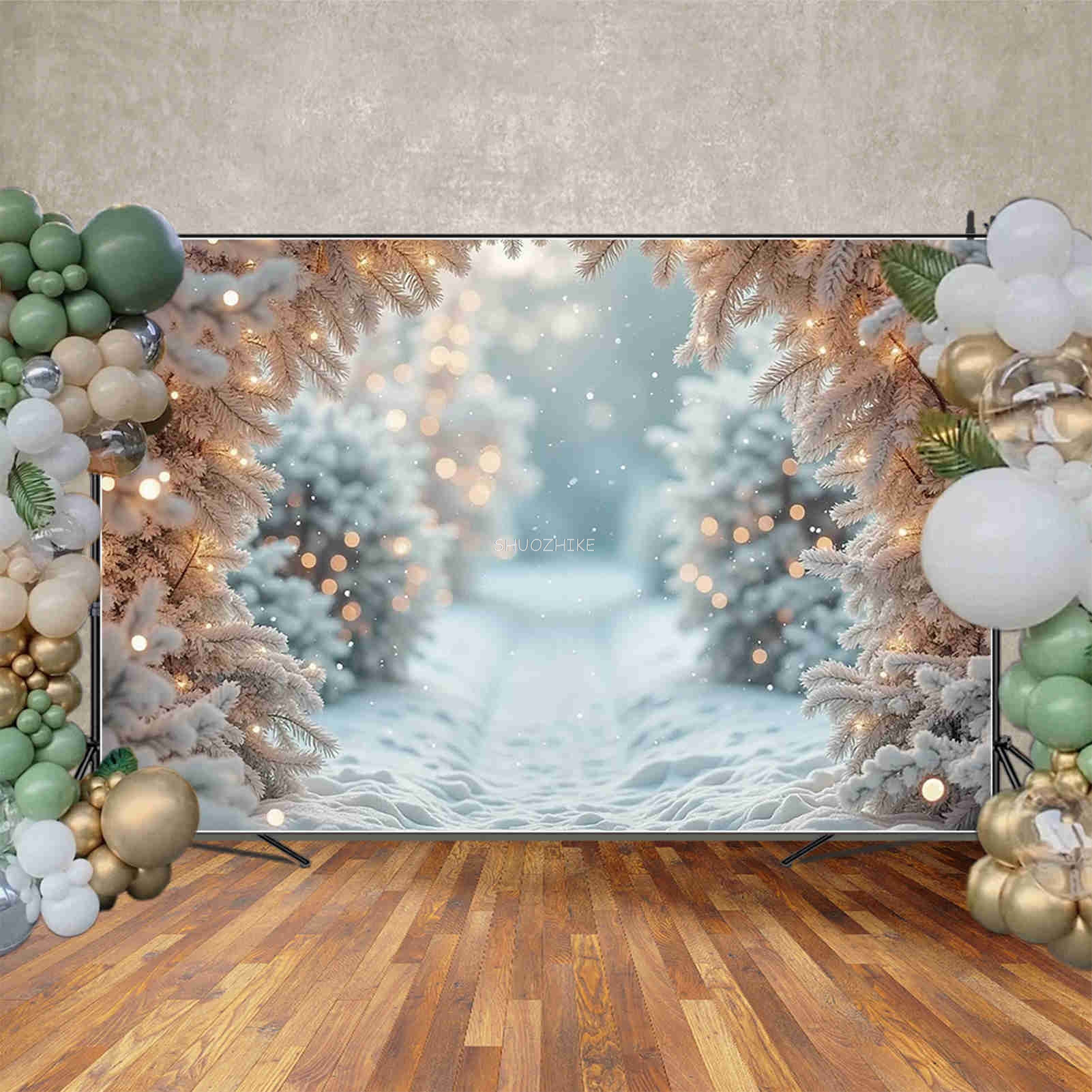 Snow Christmas White Lights Bo - Photography Lighting White Background review and price