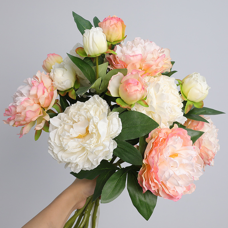1PC Retro 2 Head Peony Simulat - Photography Lighting Simulator Free review and price
