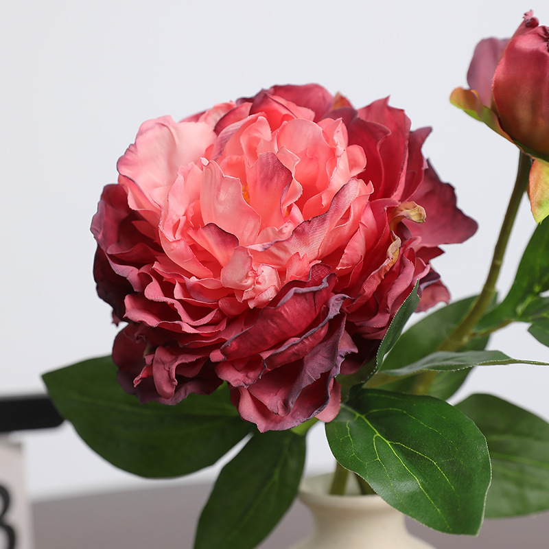 1PC Retro 2 Head Peony Simulat - Photography Lighting Simulator Free review and price