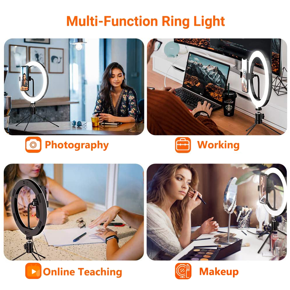 26cm 10 inch Led Ring Selfie L - Photography Lighting Set review and price