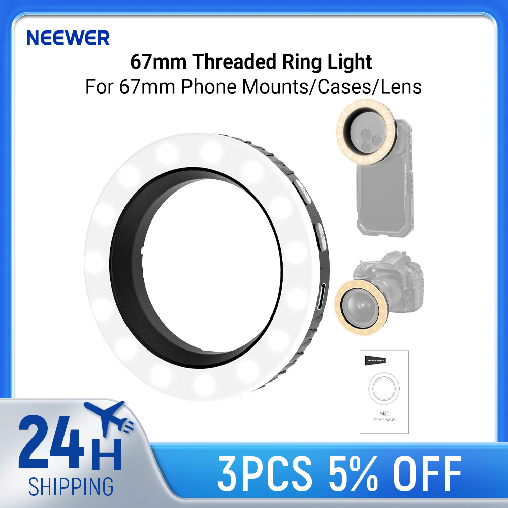 NEEWER Basics 67mm Threaded Ri - Photography Lighting Case review and price