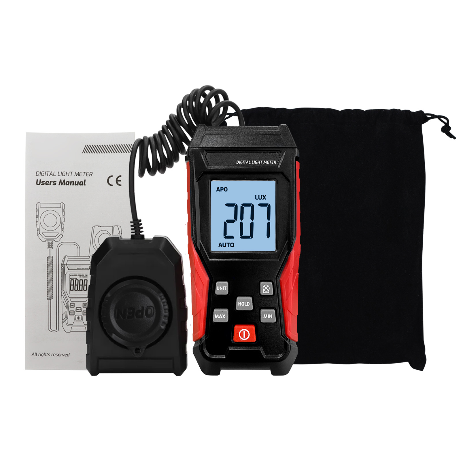 200000Lux Digital Light Lux Me - Photography Lighting Test review and price