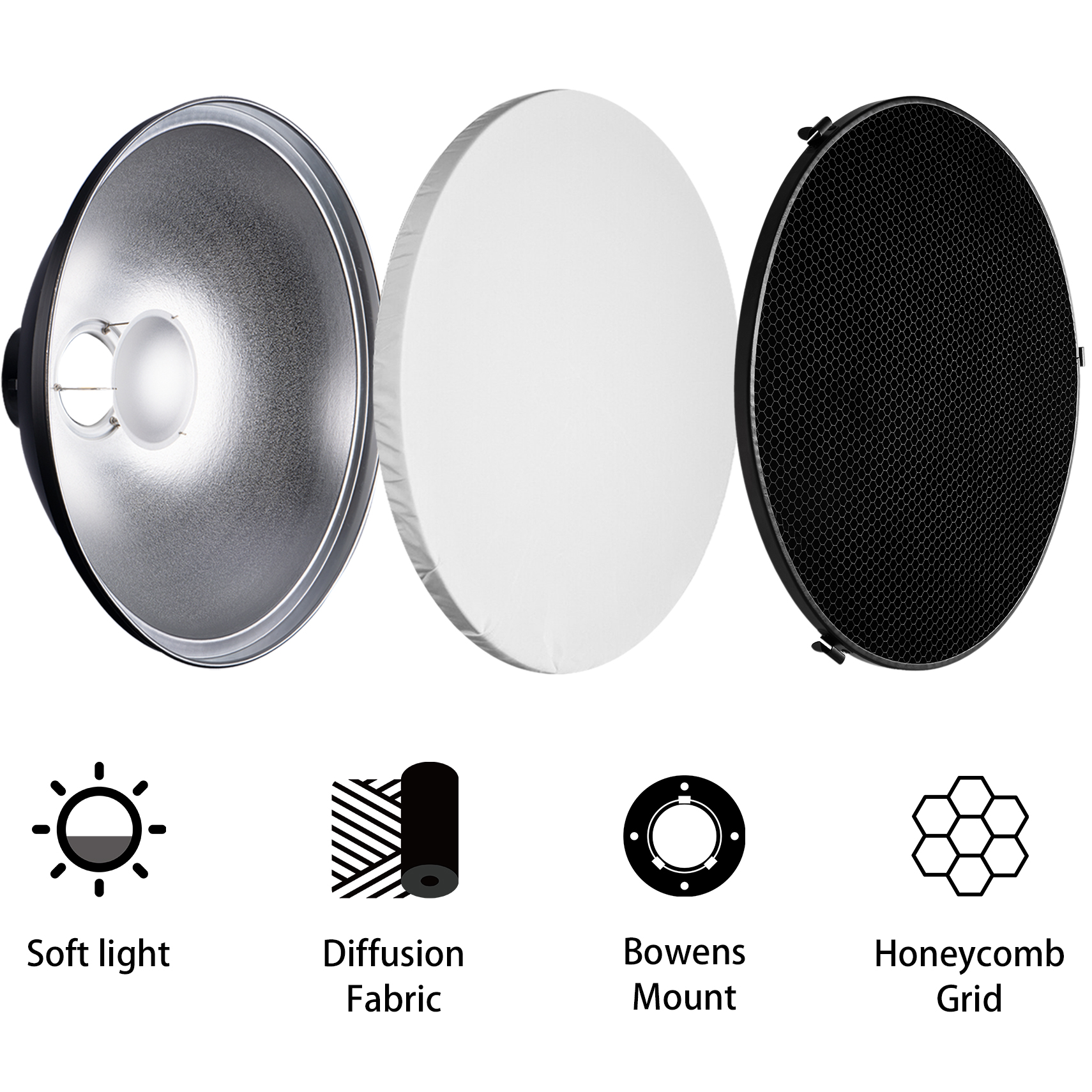 Selens 70cm Silver/White Inter - Photography Lighting Kit review and price