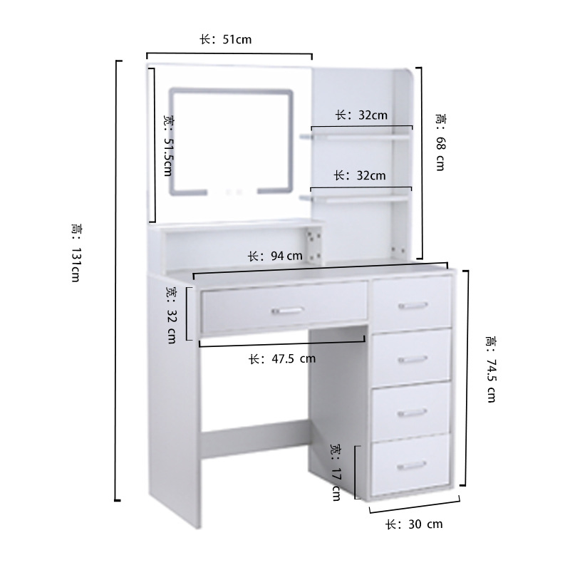Dresser, Mirror Table, Adjusta - Photography Lighting Test review and price