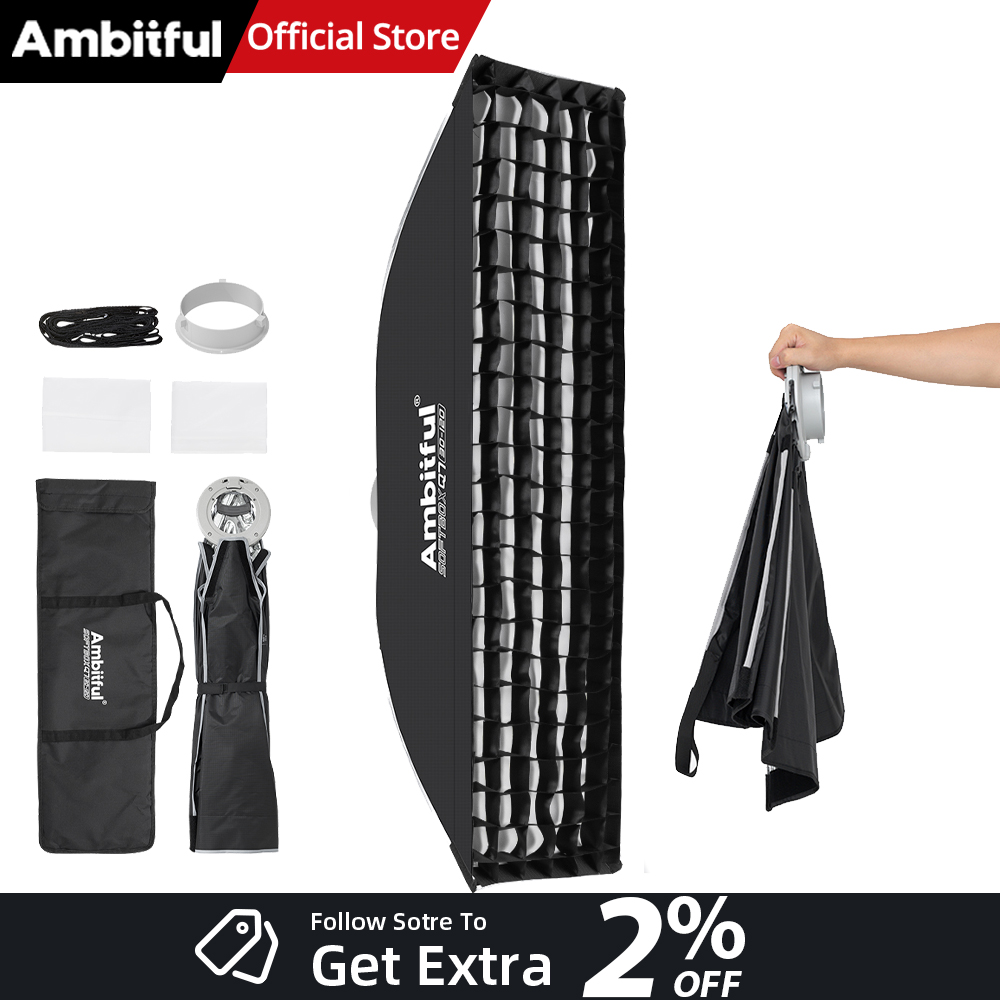 AMBITFUL Q7-II 30*120cm Bowens - Photography Lighting Case review and price