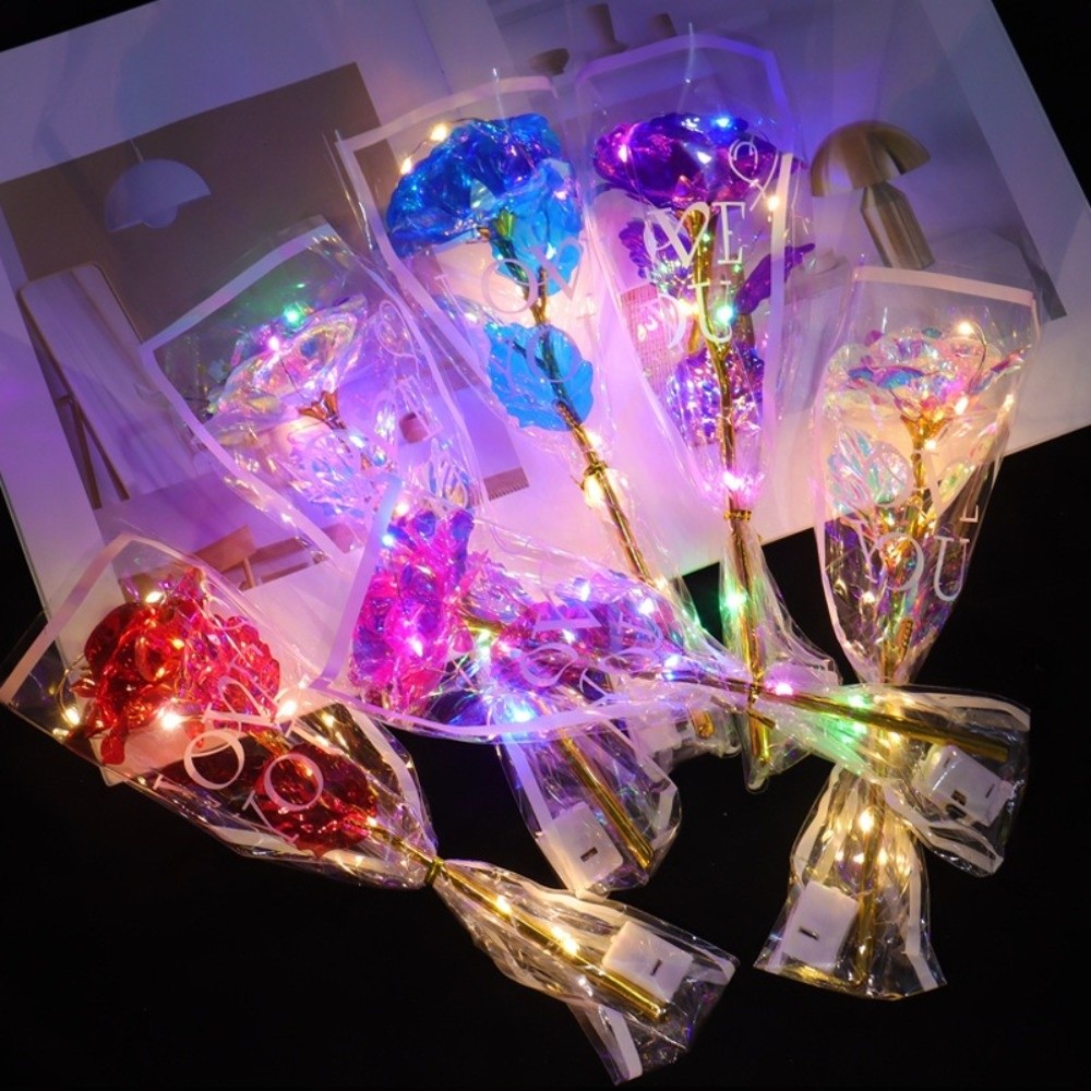 Glowing Gold Foil Rose Flower  - Photography Lighting Simulator Free review and price