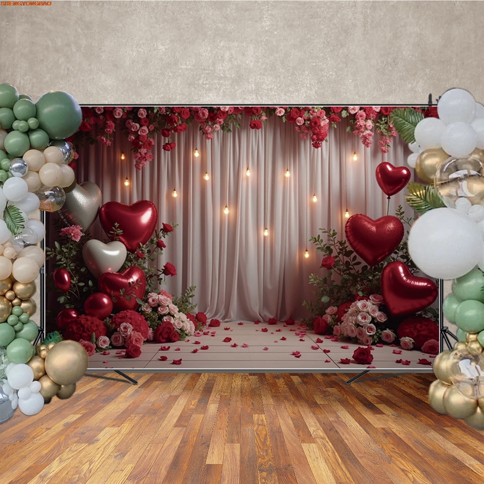 Valentines Lovers Day Backgrou - Photography Lighting White Background review and price