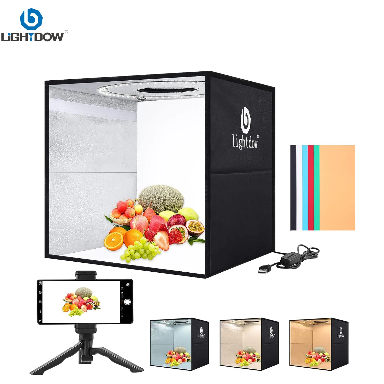 Lightdow Dimmable Photo Box LE - Photography Lighting Case review and price