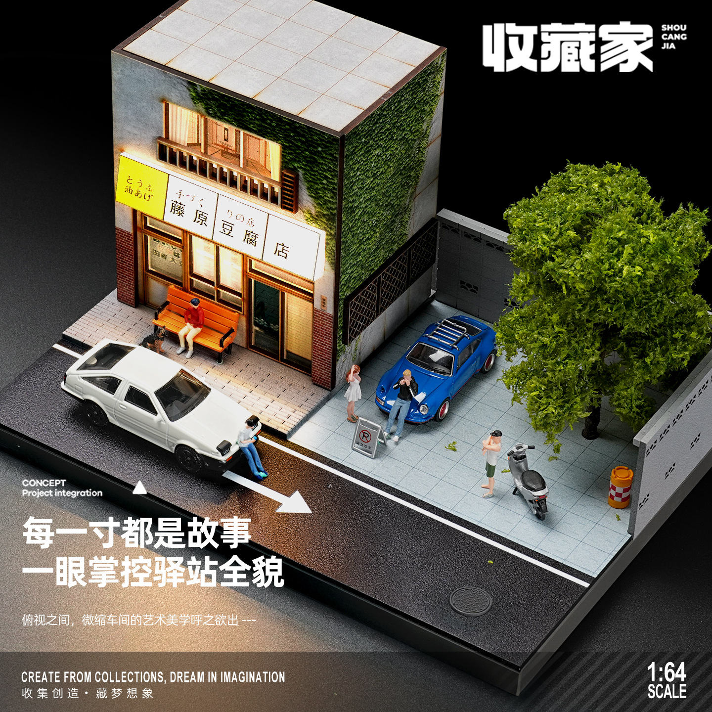 1:64 Japanese Fujiwara Tofu Sh - Photography Lighting Simulator Free review and price